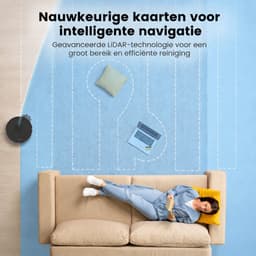 AIRROBO T20 – Robotstofzuiger - met droog zuigen, dweilfunctie en oplaadstation (60 dagen stofvrij) – App & spraakbediening – Voor haar van huisdieren & harde vloeren – 2 jaar garantie — thumbnail 4