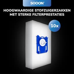 SQOON® Serviceset geschikt voor Philips PowerGo stofzuigers - Gelijk aan model: CP0538/01, Standard-BAG - Perfect voor optimale filtering en stofopvang — thumbnail 2