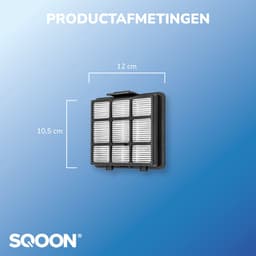 SQOON® Serviceset stofzuigerzakken + filter geschikt voor o.a. Inventum ST306 / ST307 / ST308 stofzuigers - Gelijk aan model: SZ300 / 21200900120 / 21200900010 - Perfect voor optimale stofopname en motorbescherming — thumbnail 4