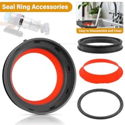 PromoHome Afdichtring voor Dyson V11 V15 stofreservoir - Rubberen afdichting met schroevendraaier - Voorkomt luchtlekken en herstelt zuigkracht — thumbnail 2