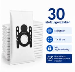 Kleanburg® - Stofzuigerzakken - Geschikt voor Bosch & Siemens - G-ALL - 30 stuks — thumbnail 1