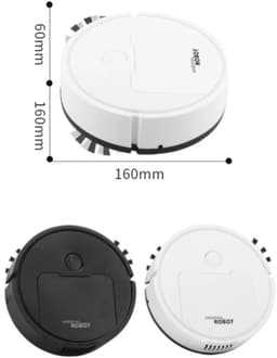 Smart robot stofzuiger (wit) met borstels en Veegdoek. 3 in 1.Zuigen, vegen en dweilen. — thumbnail 5