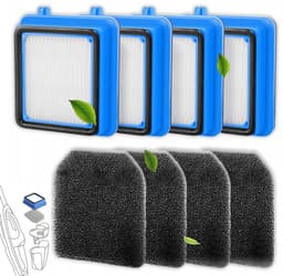 Filterpatroonset voor AEG draadloze stofzuigers - 8 stuks - Vervangingsfilters - Compatibel met QX6, QX7, QX8-2 stofzuigers - Filters - 900923275 — thumbnail 5