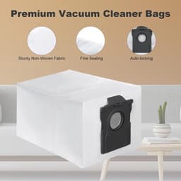 3 stuks stofzakken voor Dreame L10/L10s Pro/L40/L40s/L50/Aqua10 Ultra- L20/X40/X50 Ultra Complete- voor Mova E30/E40/V50/P50/P50s/Z60 Ultra stofzuiger- 3,2 l capaciteit stofzuigerzakken — thumbnail 3