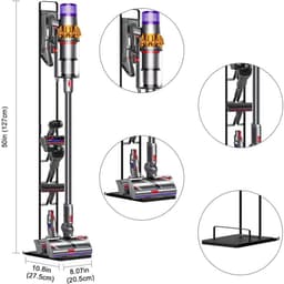 Stofzuigerhouder, Vloeropbergorganizer, Geschikt Voor Dyson Steelstofzuigers, Geen Boren. — thumbnail 3