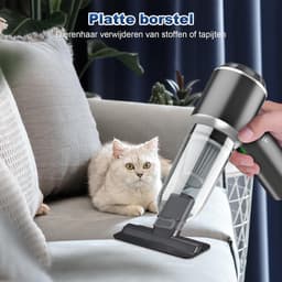 3-in-1 Draadloze Handstofzuiger met Accu – 18.000 Pa Zuigkracht – Elektrische Stofblazer & Luchtpomp – HEPA Filter – USB-C Oplaadbaar – Inclusief Opzetstukken — thumbnail 5