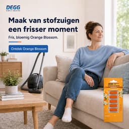 DEGG® – Geurstaafjes voor Stofzuiger – Orange Blossom – Verfrist tijdens het Stofzuigen – 5 Stuks — thumbnail 3