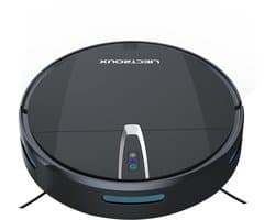 Robotstofzuiger Met Dweilfunctie-Dweilrobot-Gyroscopische Navigatie-App En Spraakbediening-4000 Pa-120 Min-Harde Vloeren-32x32x7,8cm