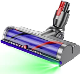 Stofzuigerborstel - Aangedreven Zuigmond Geschikt voor Dyson Steelstofzuiger V8/V10/V11/V15/G5 - Turbo Borstel - Vloerzuigmond - Blauw — thumbnail 1