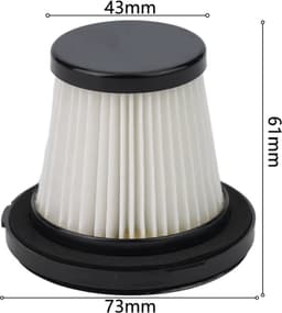 Replacements® filter geschikt voor Zedar S600 Steelstofzuiger 5 stuks — thumbnail 3