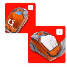 Stofzuigerzakken compatibel met THOMAS AQUA + PET & FAMILY - CYCLOON HYBRID - PERFECT AIR - TWIN - 4 stuks plus 2 filters — thumbnail 4