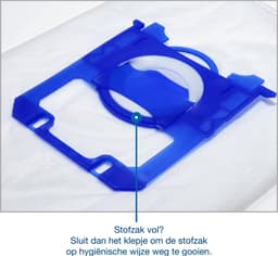20x Dparts S-bag stofzuigerzakken en 1 filter - geschikt voor Philips, AEG en Electrolux - voor series VX6 VX7 Performer Silent Compact Active PowerLife PowerGo - nr. Classic Long Performance - PH99 - FC8021/03 - FC8021/05 - GR201 - GR201S - GR201SM — thumbnail 3