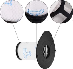 Filter - filterpatronen - Filter set geschikt - stofzuiger hepafilter - 2 stuks - Voor Rowenta Air Force 460 All in One RH92 modellen en Air Force Flex 560 RH94 accustofzuiger reserveonderdelen — thumbnail 3