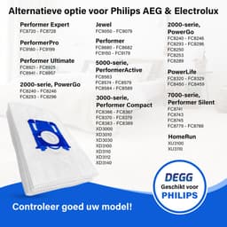 DEGG® - 20x Stofzuigerzakken geschikt voor Philips, AEG en Electrolux S-BAG - Premium kwaliteit - Stofzuigerzakken sbag - Voordeelverpakking - 20 STUK(S) — thumbnail 3