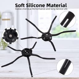 16 stuks accessoireset geschikt voor Xiaomi Roborock S7/S7+/ S7 MaxV / S7 MaxV Plus/S7 MaxV Ultra / S7 Pro Ultra stofzuiger, reserveonderdelen, bevat 2 hoofdborstels, 4 reinigingsdoeken, 4 HEPA-filters, 6 — thumbnail 2