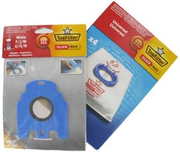 Doos met 4 universele stofzuigerzakken Top Filter met Click Bag Adapter voor Miele stofzuigers 330 tot 336 — thumbnail 3