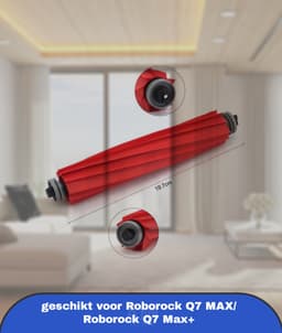 Accessoires reserveonderdelenset geschikt voor Roborock Q7 MAX/Roborock Q7 Max+ stofzuigerrobot, 1 rolborstel, 4 filters, 4 reinigingsdoeken, 6 zijborstels, 2 stofzakken, 1 reinigingsborstel — thumbnail 5