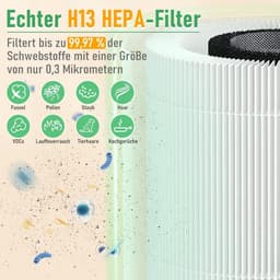 HEPA-vervangingsfilters voor Philips 800-serie luchtreinigers, inclusief modellen AC0830/10, AC0820/30, AC0820/10 en AC0819/10. Bevat H13 True HEPA-filter en nylonvoorfilter. Vervangingsfilters voor FY0194/30 en FY0293/30, 2 stuks. — thumbnail 4