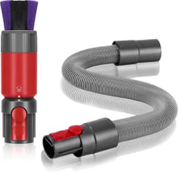 ZENC® Flexibele Slang & Anti-Kras Borstel Geschikt voor Dyson Steelstofzuiger V15, V11, V10, V8 & V7 - Mondstuk - Opzetstuk - Stofzuigeraccessoires - Grijs — thumbnail 1