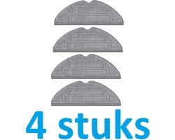 4 x Mop - Dweildoek compatibel met Roborock S7 Maxv / S8 / S8 + / S8 Pro Ultra - beste kwaliteit vervangingen