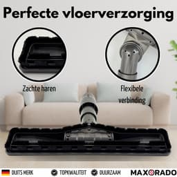 Maxorado Parketmondstuk geschikt voor Dyson V7, V8, V10, V11, V15, GEN5 - harde vloerzuigmond - parketborstel — thumbnail 2