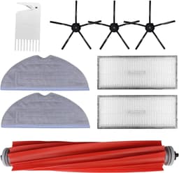 EGoods - Accessoireskit voor robotstofzuiger - compatibel met diverse modellen - vervangende onderdelen - borstel roller - filters - zijborstel - mopdoeken - schoonmaaktool — thumbnail 1