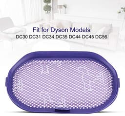 Stofzuiger Filter voor Dyson DC30 DC31 DC34 DC35 DC44 DC45 DC56 Wasbare Voorfilter Werk Stofzuigers, vervangt Voorfilter Deel — thumbnail 3