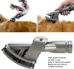 Dailygoody - Pet Grooming Borstel - Stofzuigerborstel Huisdieren - Perfect voor Lang Haar - Vervangende Zuigkop - Geschikt voor Dyson DC V6 V7 V8 V10 V11 — thumbnail 2