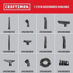 Draagbare multifunctionele stofzuiger met borstel voor stof en accessoires — thumbnail 3