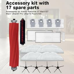 Accessoires 17 onderdelen Geschik voor Xiaomi Roborock S7 MaxV / S7 MaxV Ultra — thumbnail 4