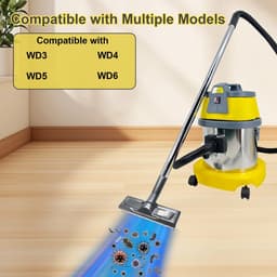 Vacuum Cleaner Brush voor Kärcher WD5 - WD6 - Vervangingsonderdelen voor Vloernozzels - Sterke Zuigkracht - Herbruikbaar - Geschikt voor Schoonmaken Woonkamer - Slaapkamer - Badkamer - Zwart — thumbnail 5
