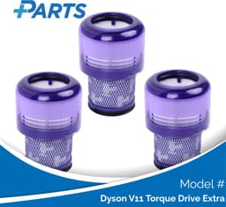Dyson V11 Torque Drive Extra Filters (3 Stuks, Plus.Parts® alternatief voor 970013-02) — thumbnail 1