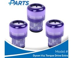 Dyson V11 Torque Drive Extra Filters (3 Stuks, Plus.Parts® alternatief voor 970013-02)