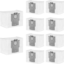 10 stofzuigerzakken met grote capaciteit van 3 liter Geschikt voor Roborock Q7 L5+/Q10 S5+/Q10 X5+/Q5 Pro+/Q5+/Q5 Max+/S8 Pro Ultra/S7 MaxV Ultra/S7 Pro Ultra/Q8 Max+/S8+/Q7+/Q7 Max+ — thumbnail 2