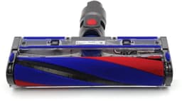 Softwalzen-vloerzuigmond compatibel met V7, V8, V10, V11, V15, V15S 970443-01, reserveborstel voor harde vloeren, parket Quick Release, elektrische borstel, rood-blauw, Ø 23 cm, Soft — thumbnail 3