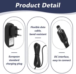 Oplader 26 V 500 mA - voor Hoover H-Free - 1,8 m kabel — thumbnail 4