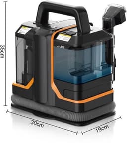 Draagbare Tapijtreiniger 450W 11KPa - Handheld Vlekverwijderaar - 1,08 L Schoonwatertank - ABS Kunststof - Voor Huis En Auto — thumbnail 1