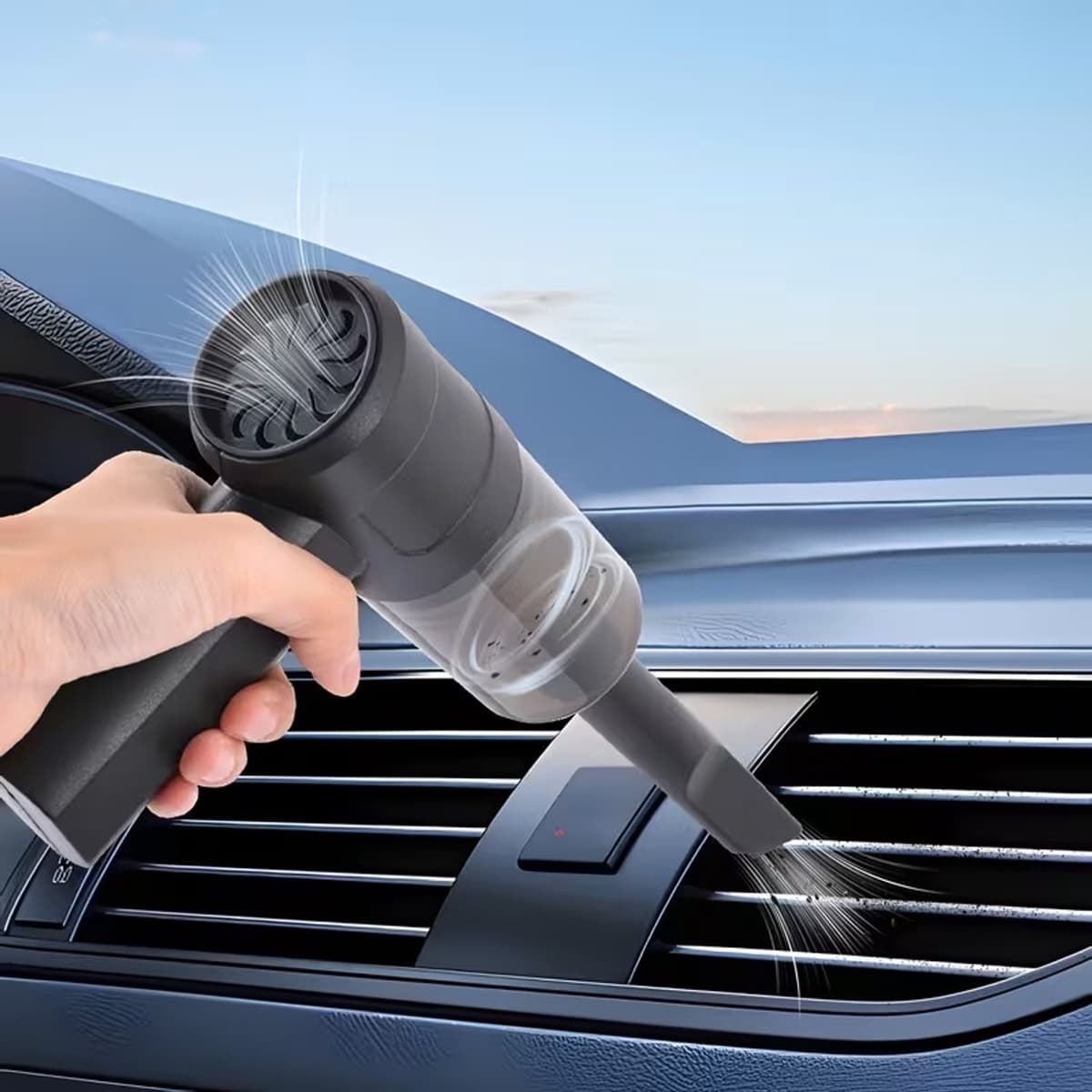 Krachtige Mini Stofzuiger - Auto of Thuis - Draadloos - Zuigen & Blazen - Mini Kruimeldief Snoerloos - Perslucht Stofreiniger Luchtblazer - Autostofzuiger Oplaadbaar - Car Vacuum Cleaner — afbeelding 1