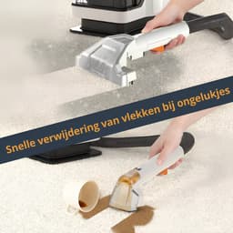 Norvia - Tapijtreiniger - 750W - 15KPa Zuigkracht - Draagbare Vlekkenreiniger - Voor Tapijt, Bank, Auto - Huisdieren - Compact — thumbnail 3