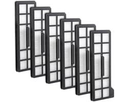 (6 Stuks) HEPA Filter geschikt voor EUFY X10 Pro Omni Robot Veegmachine Filter Robot Stofzuiger Filter Vervangende Onderdelen