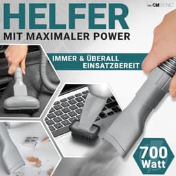 Handstofzuiger met 700 Watt & laag gewicht voor kussens-auto's-computers Vacuum Cleaner met 6m kabel & permanent stoffilter — thumbnail 2