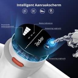 REDKEY® Steelstofzuiger - Steelstofzuiger Draadloos - Steelstofzuigers - Steelstofzuiger Zonder Zak Op Accu - Stofzuiger Draadloos - Stofzuiger Robot - Steelstofzuiger Met Snoer - Steelstofzuiger Wit — thumbnail 4
