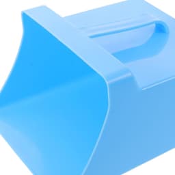 Handstofblik met Handvat - Vuilnisverzamelaar Schep - Efficiënt Reinigen - Ergonomisch Ontwerp - 25 x 21 x 14 cm - Grijs — thumbnail 3