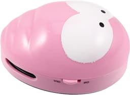 Mini Bureau Stofzuiger - Tafelreiniger Apparaat - Werkplek Schoonhouden - Stille Werking - 11 cm Hoog - Roze — thumbnail 1