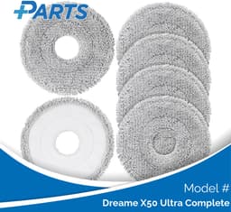 Dreame X50 Ultra Complete Dweilpads (6 Stuks, Plus.Parts® alternatief voor RMP8) — thumbnail 1