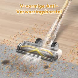 Steelstofzuiger - Draadloze Stofzuiger - Huis Reinigen - Automatische Zuigkracht - 75 Min Werktijd - Goud — thumbnail 4