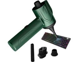 Elektrische Bladblazer - Stofverwijderaar - Apparaten Reinigen - 3-in-1 Functie - 18 cm - Groen