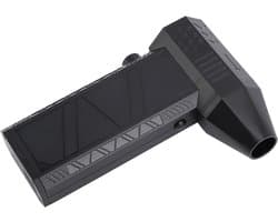 Mini Turbo Ventilator - Compacte Blazer - Krachtig Reinigen - 130.000 Tpm Snelheid - 21x13x5 cm - Zwart