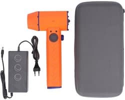 Elektrische persluchtblazer - Draagbare ventilator - Stof verwijderen - Traploze snelheidsinstelling - 32000 mAh - Zwart