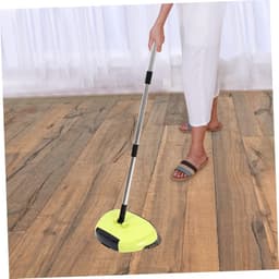 Handveger Bezem Stoffer - 3-in-1 Vloerreiniger - Snel Vloeren Schoonmaken - Automatische Vuilopvang - 1.94 Pond - Geel — thumbnail 5